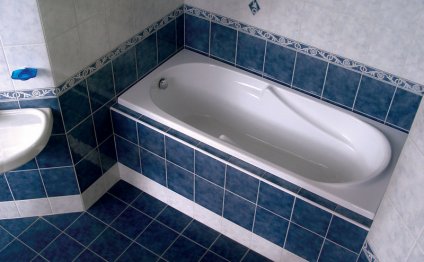 Отделка ванны плиткой