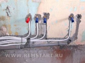 Ремонт ванной утапливание труб водопровода Ремонт ванной утапливание труб водопровода