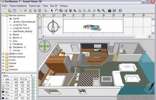 Sweet Home 3D – понятный интерфейс, гибкие настройки Sweet Home 3D – понятный интерфейс, гибкие настройки