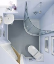 Угловой дизайн варианты дизайна ванной комнаты